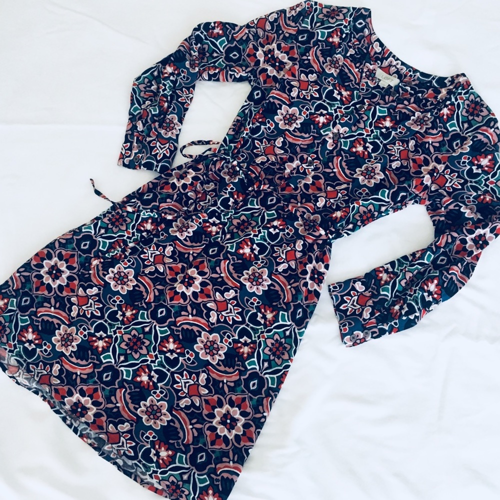 Loft Mosaic Print Dress